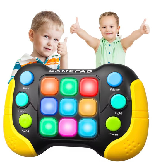 Electronic pop-up game light up play fidget toys
